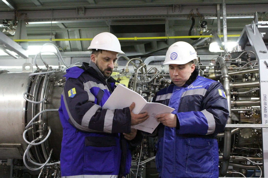 Пусконаладочные  работы  газотурбинной  установки на дожимной компрессорной станции Бованенковского нефтегазоконденсатного месторождения