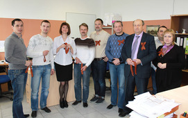 Участники акции в Нижегородском территориальном управлении ООО "Газпром центрремонт"