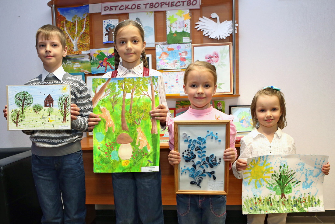 Призеры детского конкурса на тему охраны окружающей среды