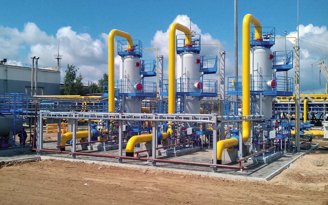 Расширение Касимовского ПХГ. Установка системы очистки газа