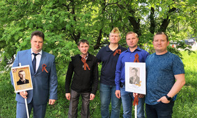 Работники Саратовского ТУ ООО «Газпром центрремонт» принимают участие в «Бессмертном полку»