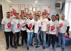 Участники корпоративного донорского марафона из Самарского территориального управления ООО «Газпром центрремонт»